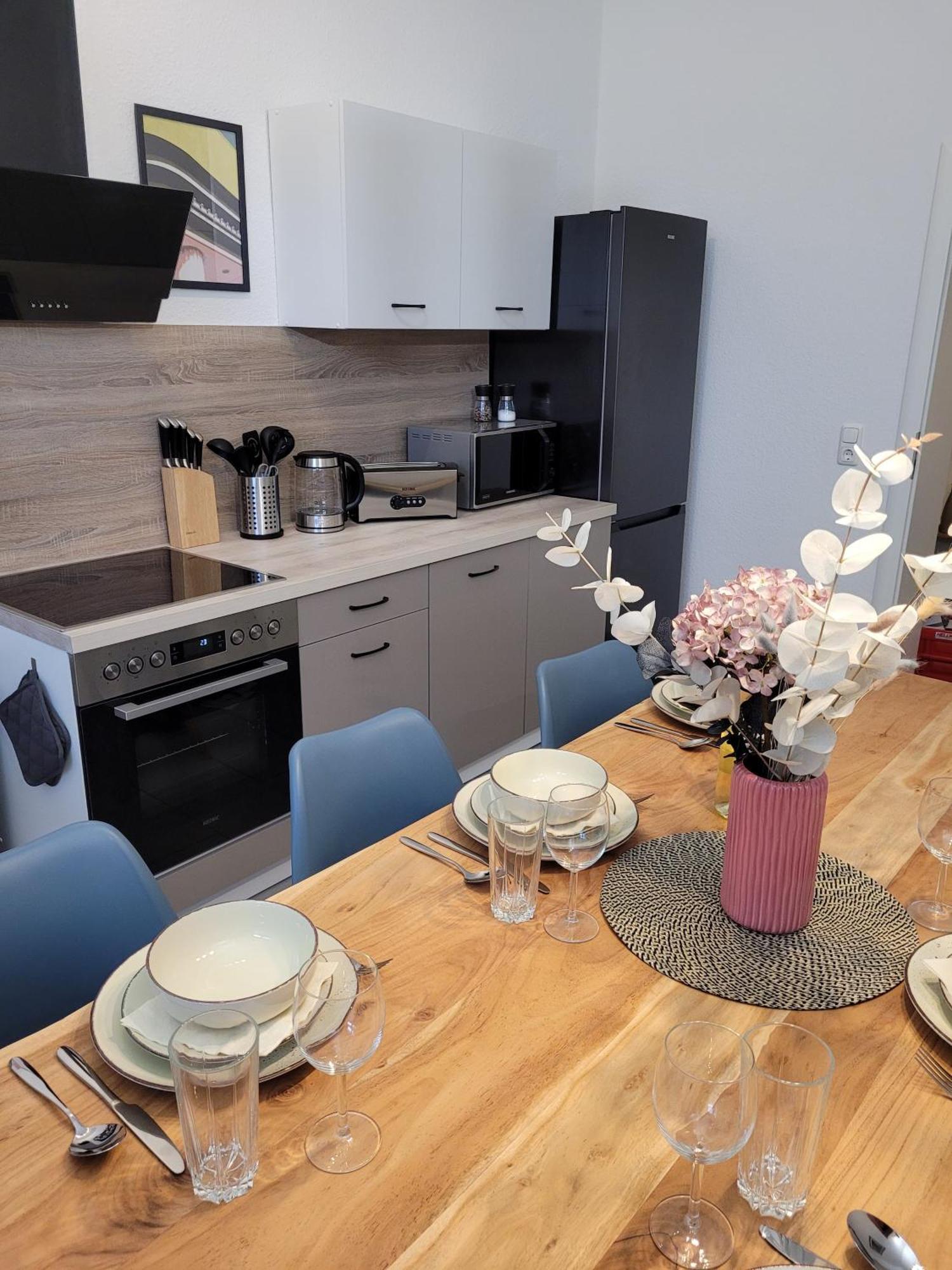 T21 - Apartment Direkt Im Zentrum Mit Parkplatz Chemnitz Ngoại thất bức ảnh