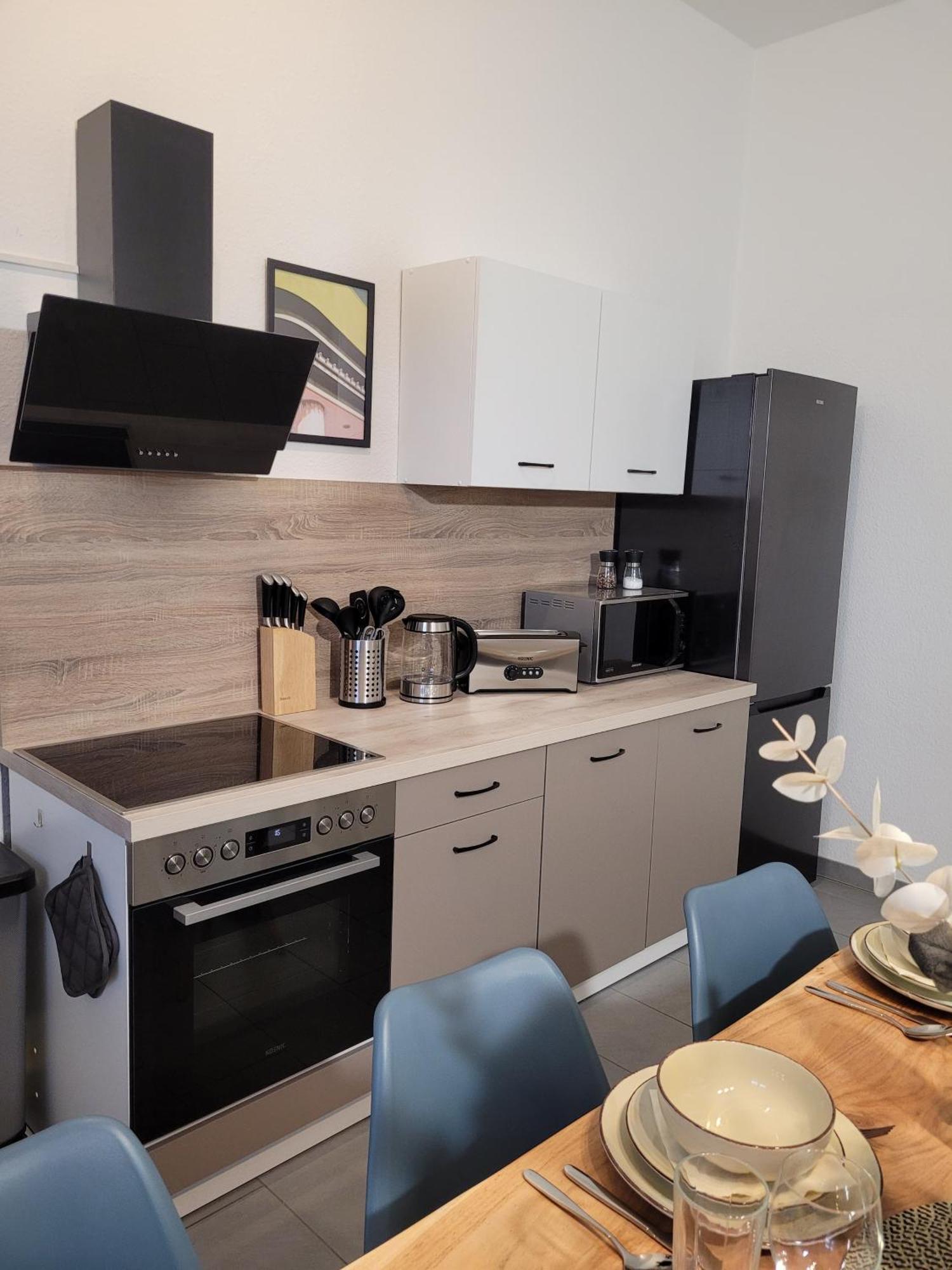 T21 - Apartment Direkt Im Zentrum Mit Parkplatz Chemnitz Ngoại thất bức ảnh