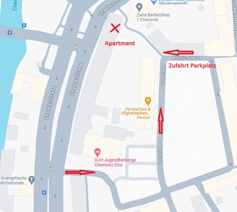 T21 - Apartment Direkt Im Zentrum Mit Parkplatz Chemnitz Ngoại thất bức ảnh