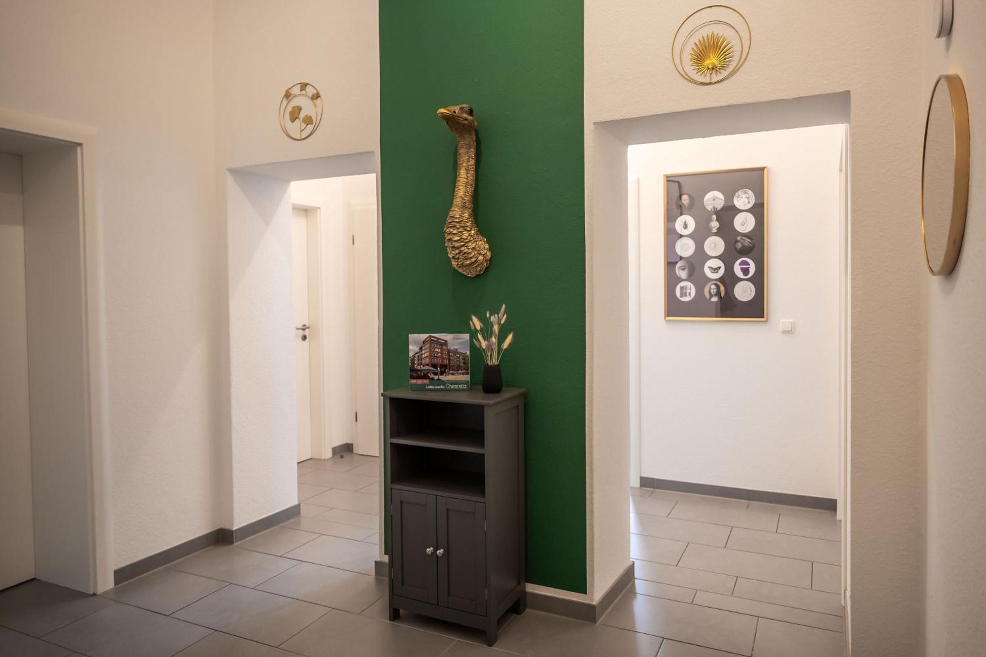 T21 - Apartment Direkt Im Zentrum Mit Parkplatz Chemnitz Ngoại thất bức ảnh